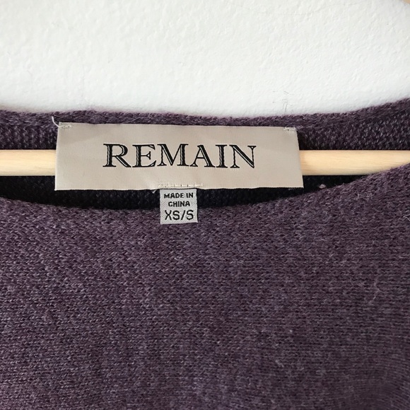 REMAIN purple knit poncho sweater - Picture 7 of 10